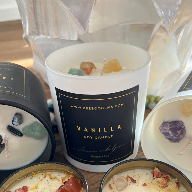 Vanilla Crystal Candle